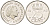 Нидерланды 25 центов 1972 Юлиана (1948-1980) KM 183 никель 214-962