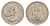 ЮАР 10 центов 1965 Ян ван Рибек (1619-1677), South Africa, легенда на африкаанс, цветок алоэ KM 68.1 никель 4627-217