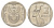 ЮАР 2 ранда 2004 KM 336 медь плакированная никелем UNC 4628-116