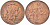 ФРАНЦИЯ 10 САНТИМОВ 1913 ТИП ДАНИЭЛЬ ДЮПЮИ KM 843, LA FRANC 136.23 бронза 109-331