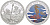Палау 5 долларов 1995 морской конек, цветная эмаль KM 12 серебро PROOF 04-302-22