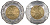 Хорватия 25 кун 1997 придунайский район Хорватии KM 47 биметалл UNC M21-14