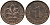 ФРГ 1 пфенниг 1974 D KM 105, J.380 сталь плакированная медью 99-326