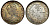 Гонконг 10 центов 1902 Эдуард VII (1901-1910) KM 13 серебро UNC 91-727