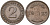 Германия 2 рентенпфеннига 1923 G, выпуск 1924 года KM 31, J.307, Weege 3 медь 4584-613