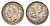 Канада 25 центов 1942 Георг VI (1936-1952), олень KM 35 серебро 181-316