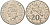 Французская Новая Каледония 20 франков 2006 три быка, (IEOM) KM 12a, Schoen 14a, Lec 115j медно-никель 4131-733
