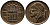 БЕЛЬГИЯ 50 САНТИМОВ 1973 BELGIQUE KM 148.1 бронза 4387-627