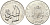 Ватикан 1000 лир 1991 Иоанн Павел II (1978-2005) KM 234 серебро UNC 32-1236