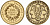 Франция 100 франков 2000 экю Луи IX KM 1234 золото PROOF 10-017-32