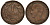 ГРЕЦИЯ 1 ЛЕПТА 1869 ВВ, КОРОЛЬ ГЕОРГ I (1863-1913) KM 40 медь 4528-316