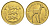 Эстония 5 крон 1993 75 лет Эстонской республике KM 29 латунь UNC 4652-935
