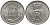 ДАНИЯ 10 ЭРЕ 1970 C; S, ФРЕДЕРИК IX (1947-1972) KM 841.3 медно-никель 116-226