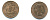 Великобритания 1/2 пенни 1965 Елизавета II (1952-2022) KM 896, Spink 4158 бронза 59-1323