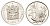 ЮАР 20 центов 1974 KM 86 никель PROOF 4622-756