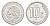 Мексика 10 сентаво 1998 KM 547 нержавеющая сталь UNC 4684-1249