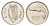 Ирландия 10 пенсов 1995 лосось KM 29 медно-никель UNC 4175-1024