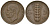 Италия 5 чентезимо 1921 R, Виктор Эммануил III (1900-1946) KM 59 бронза 4615-617