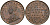 Британская Индия 1/4 анна 1936 Георг V (1910-1936) KM 512 бронза UNC 94-256