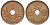 Финляндия 10 пенни 1941 KM 33.1 медь 51-3654