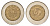 Португалия 100 эскудо 1999 UNICEF, PORTUGUESA KM 722.1 биметалл UNC 4577-1111