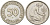 ФРГ 50 пфеннигов 1949 F KM 104, J. 379 медно-никель 112-938