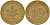 ФРГ 10 пфеннигов 1988 J J. 383, KM 108 сталь плакированная латунью    4603-616