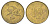Гонконг 10 центов 1998 KM 66 сталь плакированная латунью UNC 4701-152