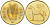 Ирландия 20 пенсов 1988 лошадь KM 25 никель бронза UNC 4583-325