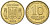 Украина 10 копеек 2005 KM 1.1b алюминиевая бронза 4580-639