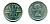 Австралия 3 пенса 1961 m, Елизавета II (1952-2022) KM 57 серебро 71-665