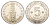 Алжир 5 динаров 1972 10 лет Независимости KM 105 серебро UNC 5010-1022