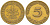 ФРГ 5 ПФЕННИГОВ 1950 J KM 107, J.382 сталь плакированная латунью 4396-1628