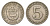 Панамы 5 сентесимо 1961 год-тип KM 23.1 медно-никель 4697-455