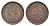 Британская Индия 1/2 пайса 1887 Виктория (1837-1901) KM 484 медь    1527-1413