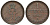 Ганновер 1 пфенниг 1863 B, Георг V KM 233, AKS 156, J. 90 медь 4594-261