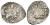 Русское Царство копейка 1547-1584 Иван IV Васильевич, Новгородский  монетный двор, 0,66 ГР ГиК №77 серебро 262-233