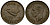 Великобритания 1 фартинг 1944 Георг VI (1936-1952) KM 843, Spink 4116 бронза 4548-1111