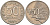 Индонезия 50 рупий 1971 райская птица KM 35 медно-никель 4573-737