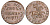 РОССИЯ 1 КОПЕЙКА 1713 НОВОДЕЛ Биткин H3456 медь UNC 00-346-42