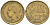 Франция 10 франков 1951 B, петух KM 915.2, Le Franc 363.5 алюминиевая бронза 4402-936