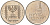 Израиль 1/2 лиры 1978 JE 5738 KM 36 медно-никель aUNC 4575-1024