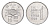 Южная Корея 1 вона 1968 KM 4a алюминий UNC 35-748