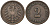 Германия 2 пфеннига 1876 A, старогербовка KM 2, J. 2 медь 4575-712