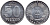ГДР 50 пфеннигов 1968 А KM 12.2 алюминий UNC 76-1031
