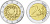 Кипр 2 евро 2015 30 лет флагу ЕС KM 102 биметалл UNC 4571-924