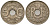 Франция 5 сантимов 1935 KM 875 медно-никель 4596-626