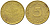 ФРГ 5 ПФЕННИГОВ 1971 F KM 107 J. 382 сталь плакированная латунью 3955-569