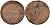 Ганновер 2 пфеннига 1842 А, Эрнст Август (1837-1851) KM 174.1, AKS 122, J. 55 медь 117-512