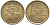 Греция 100 драхм 1992 голова Александра Великого KM 159 латунь 4144-212